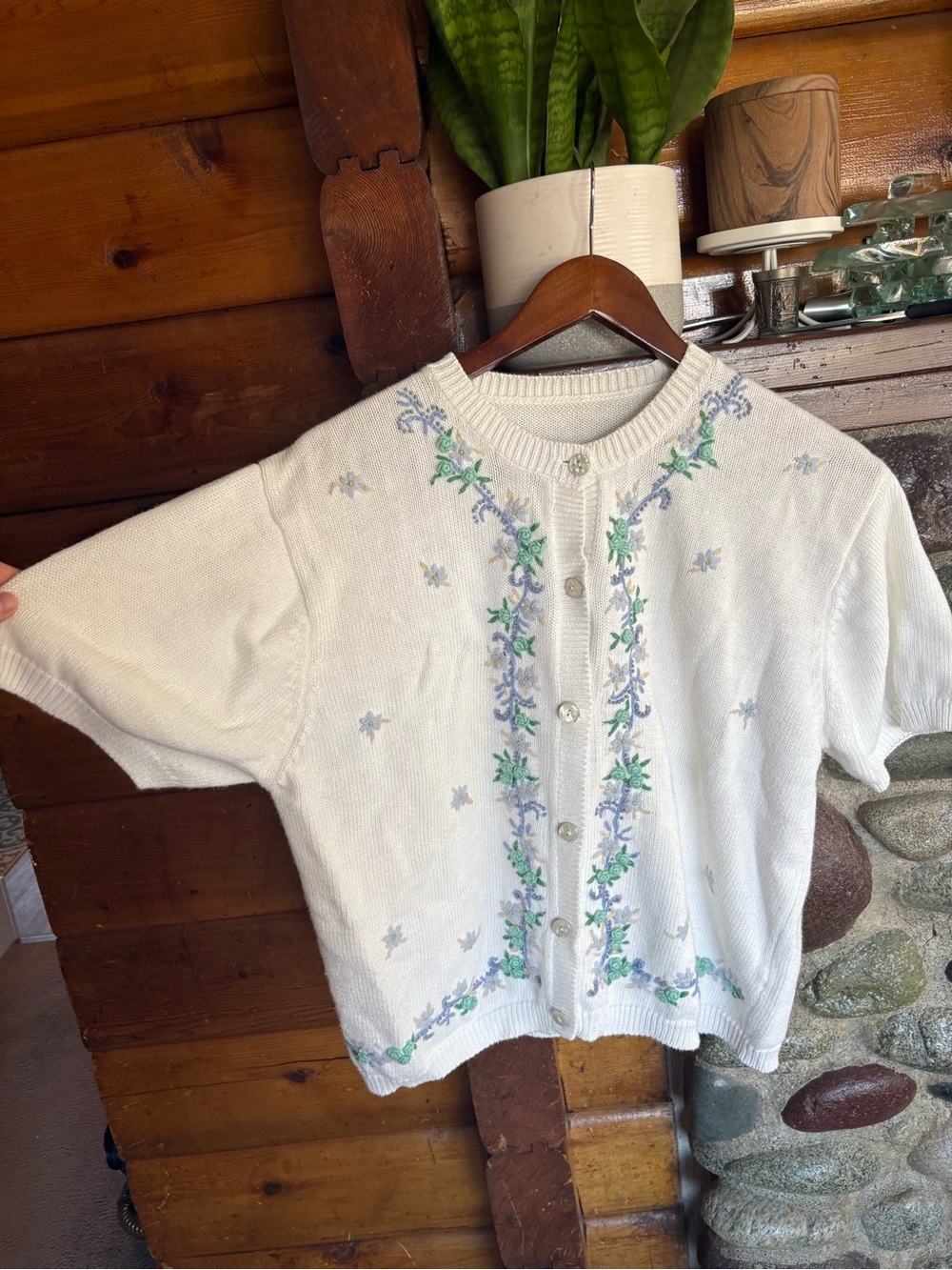 Vintage Taylor Swift Inspired Cottagecore Floral Embroidered Cardigan Sweater
